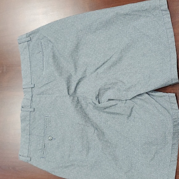 Old Navy shorts polka dot gray white 36 waist stretch - Picture 8 of 13